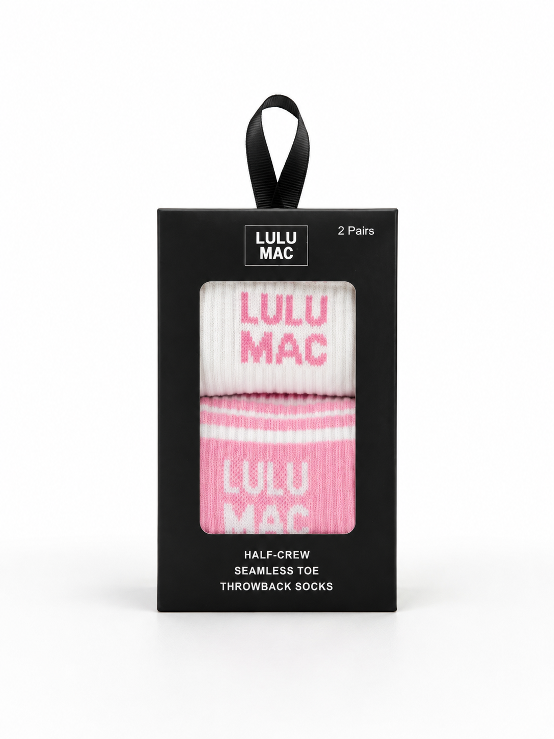 Lulu Mac Socks 2 Pair Box