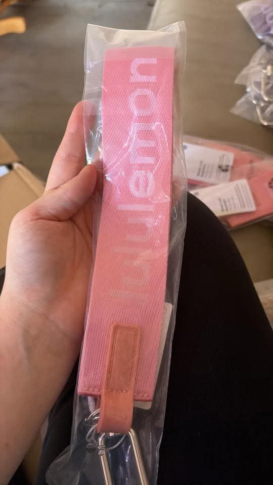 Lululemon Never Lost Keychain