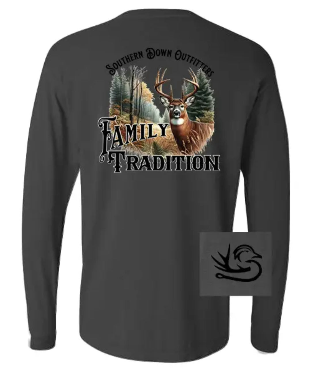 Southern Down Outfitters Family Tradition Long Sleeve Tee