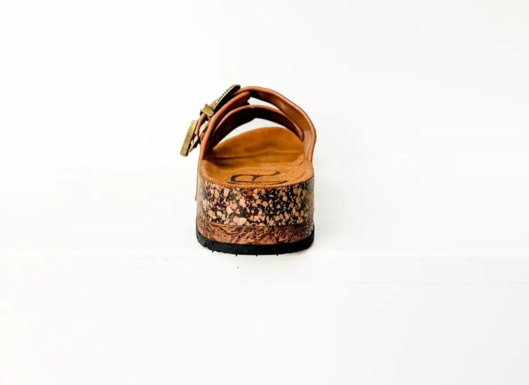 Western Sandal in Tan Preorder