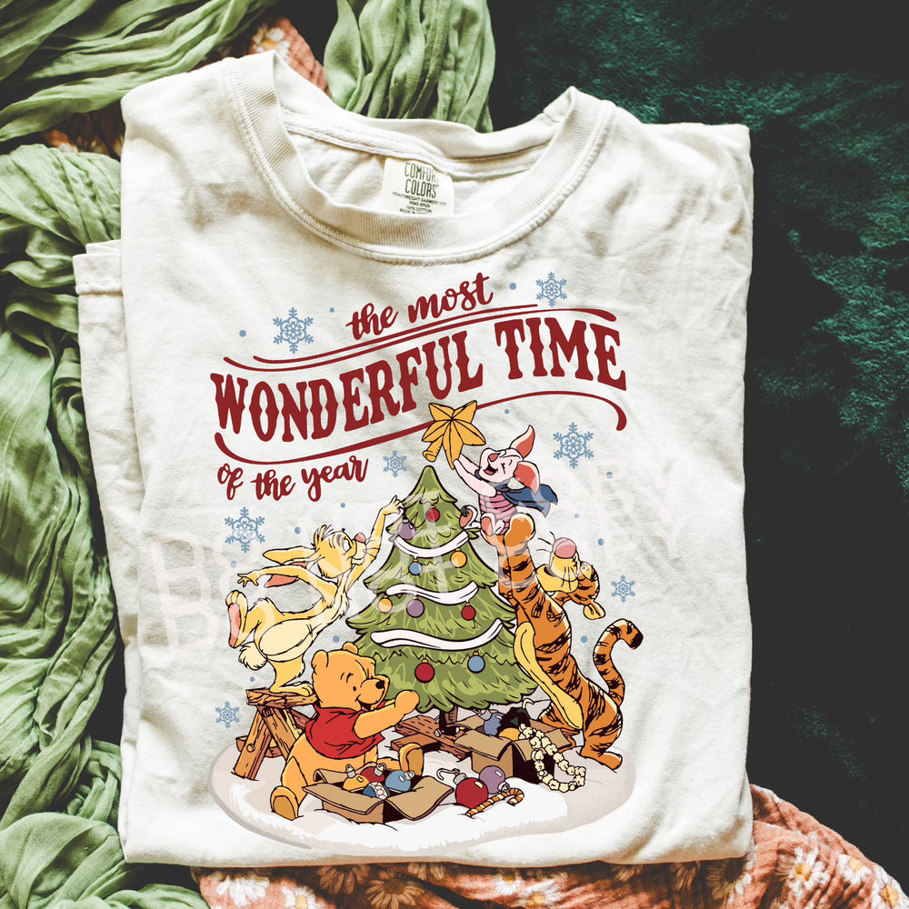 POOH MOST WONDERFUL TIME OF THE YEAR GRAPHIC Tee