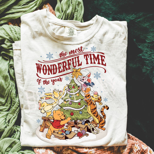 POOH MOST WONDERFUL TIME OF THE YEAR GRAPHIC Tee