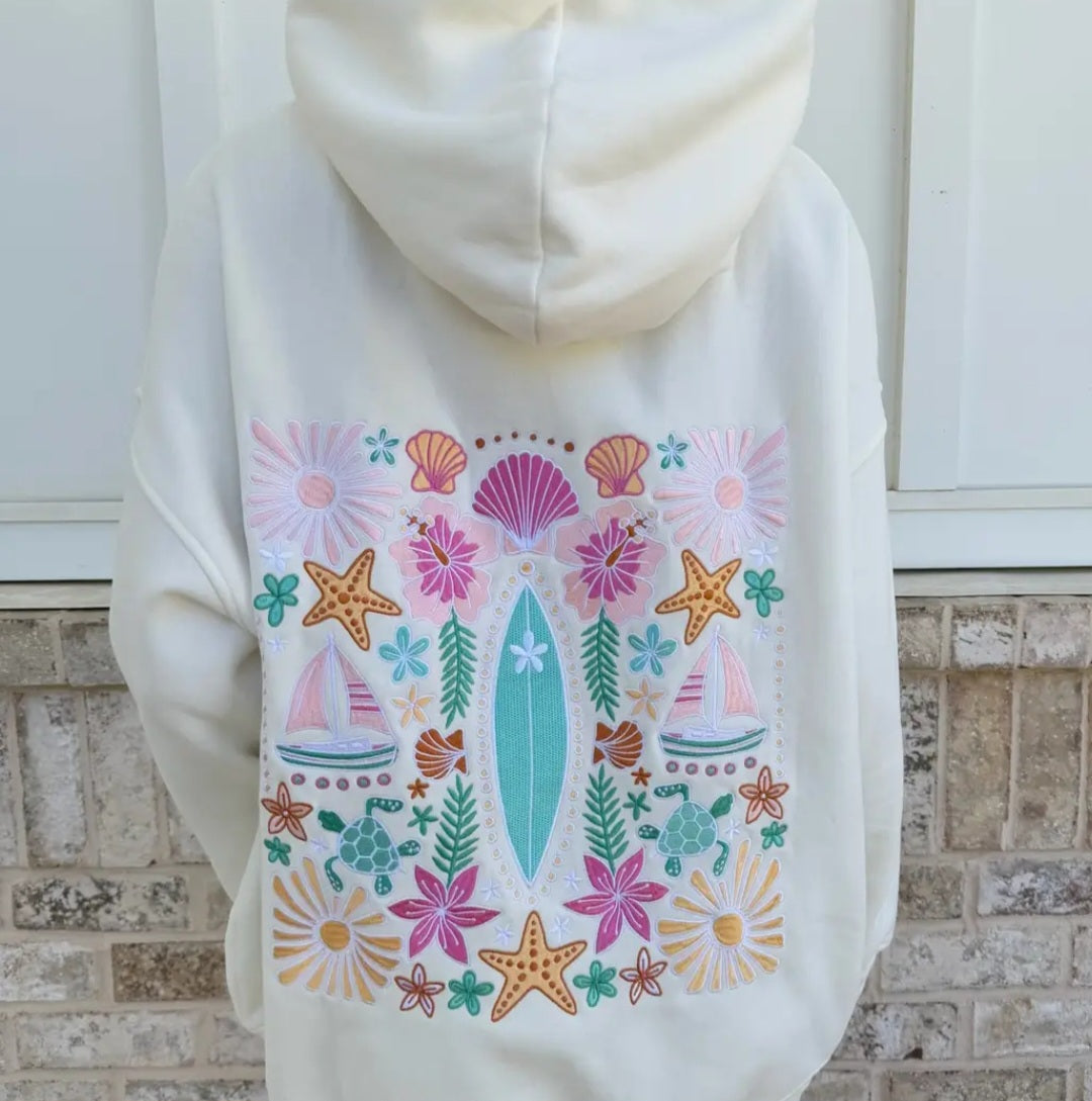 Sunkissed Coconut Beach Sweatshirts
