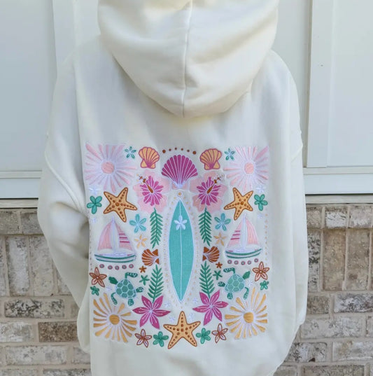 Sunkissed Coconut Beach Sweatshirts