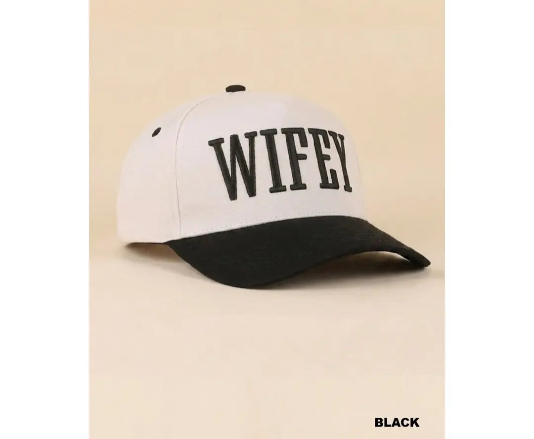 Wifey Two Toned Snapback Hat