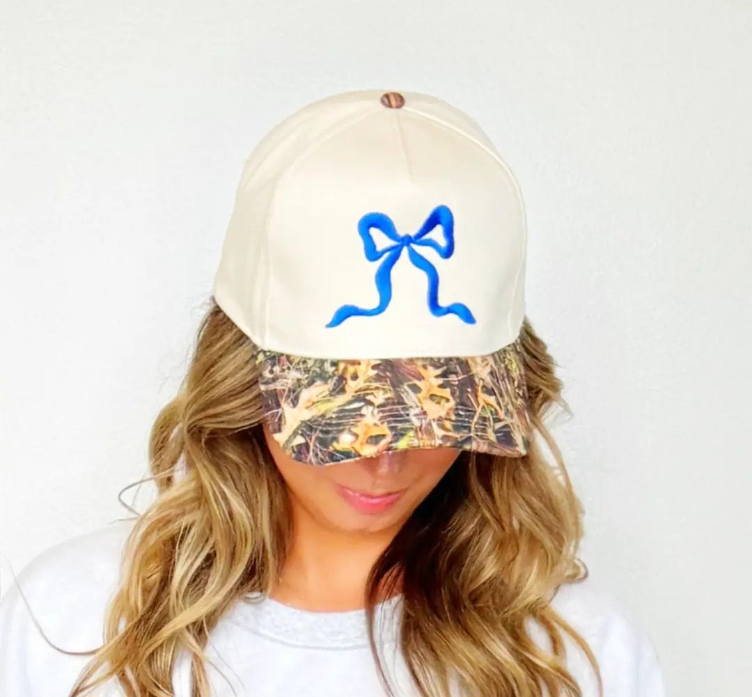 Royal Bow Camo Hat