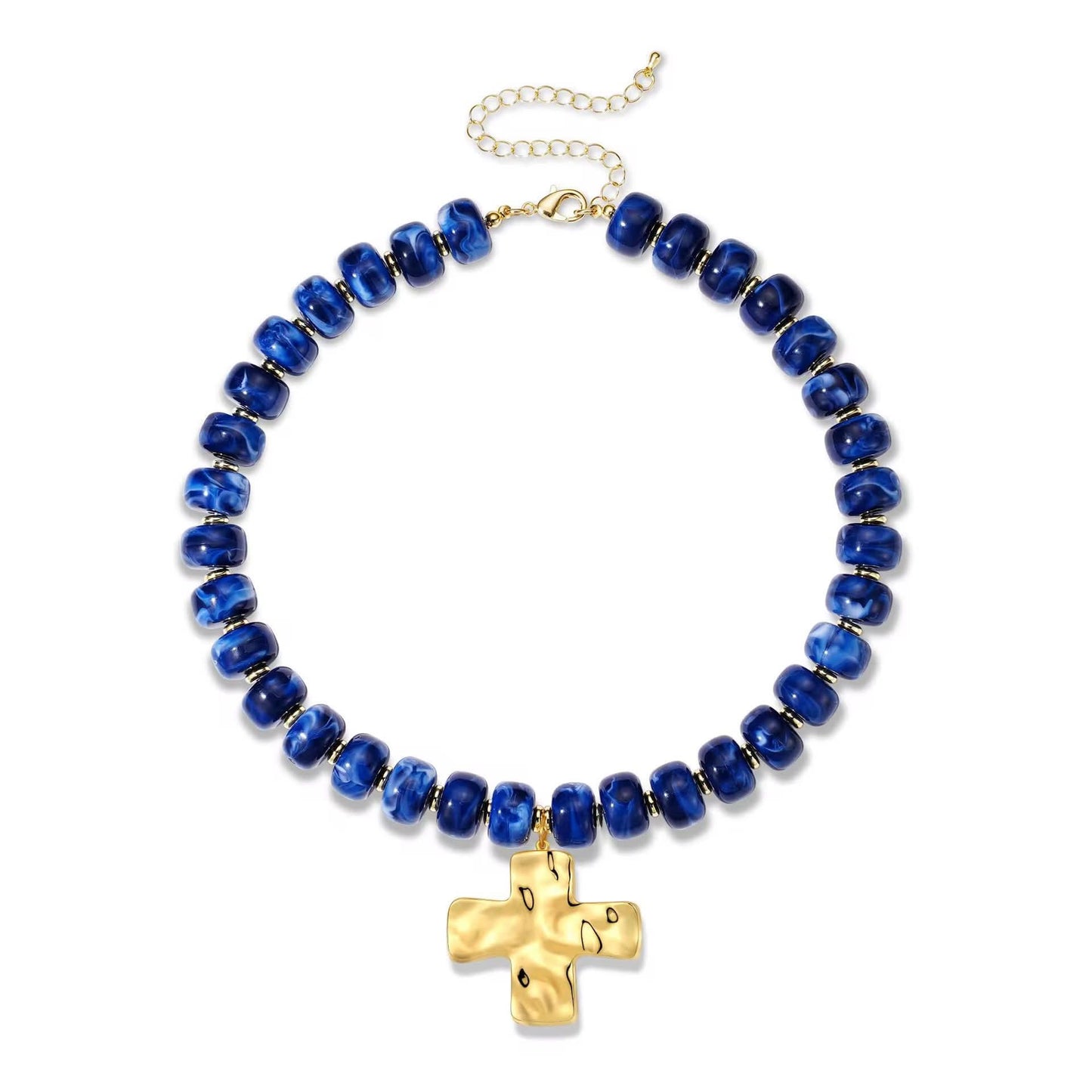 Cross Bead Necklace Preorder