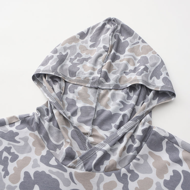 Honey Hole Drift Performance Hoodie - Smoke Camo