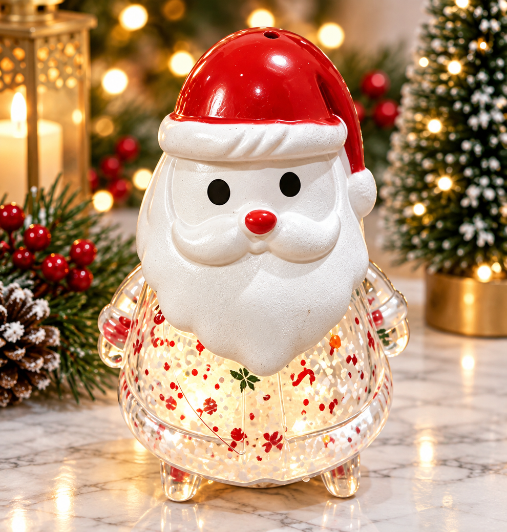 Mystery Christmas Vintage Santa Glitter Maltose Squishy