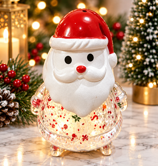 Mystery Christmas Vintage Santa Glitter Maltose Squishy