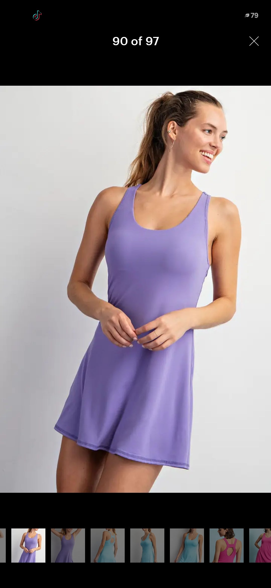 Rae Mode Tennis Romper Dress