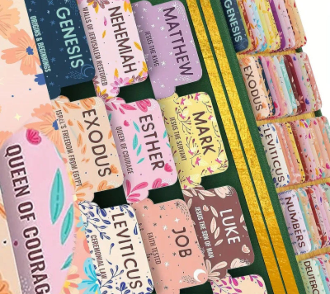 Bible Tabs Pastel Bloom