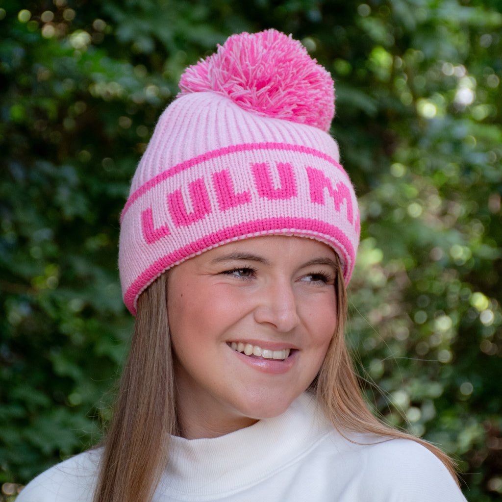 LULU MAC KNIT POM BEANIE