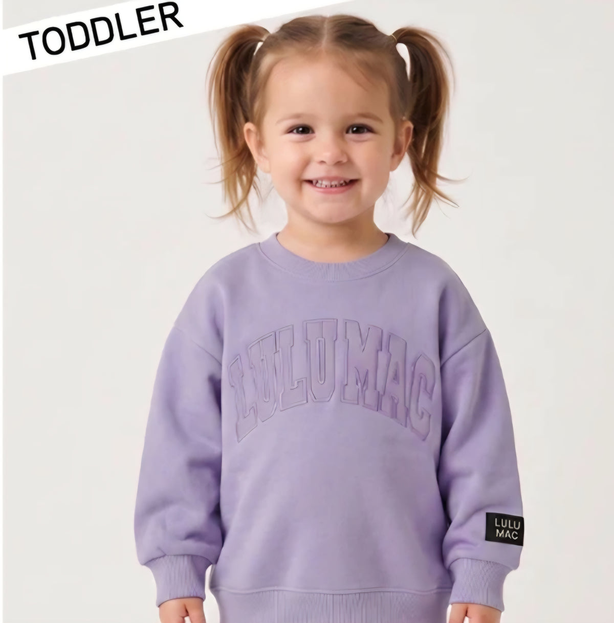 Lulu Mac Toddler Lavender Sweatshirt