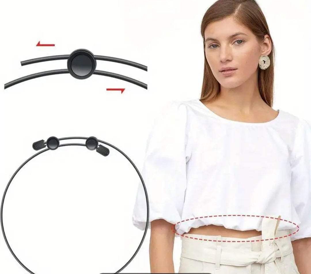 Adjustable Crop Tuck Band