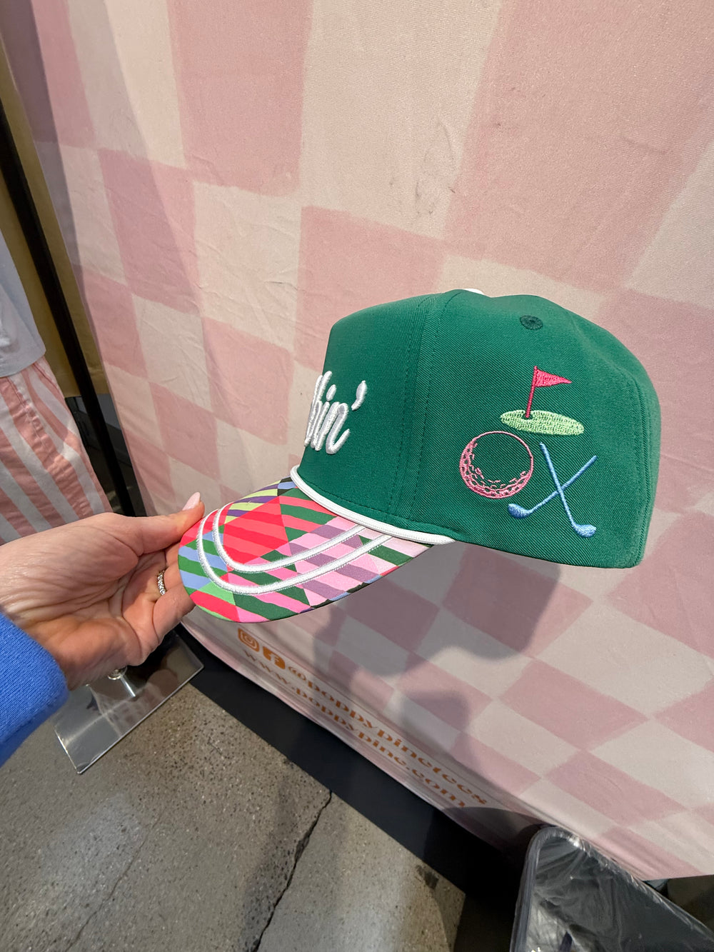 Poppy and Pine Clubbin' Golf Hat