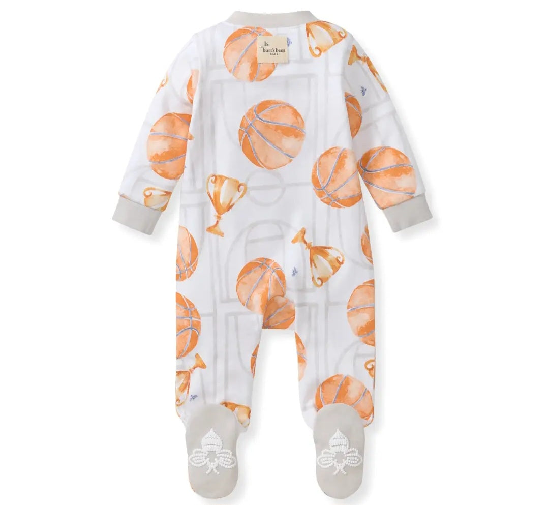 Burt's Bees Basketball Court Organic Cotton Sleep and Play