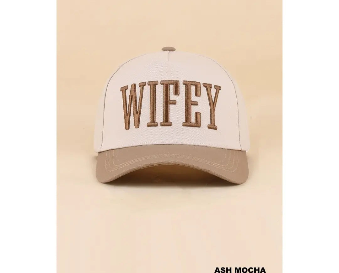 Wifey Two Toned Snapback Hat