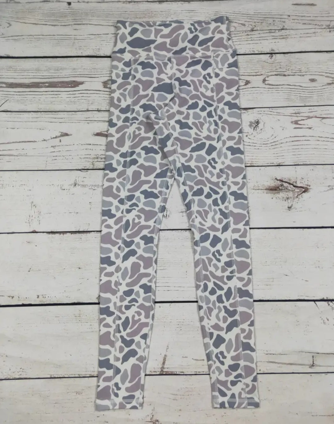 Women Gray Camoflauge Printed Leggings