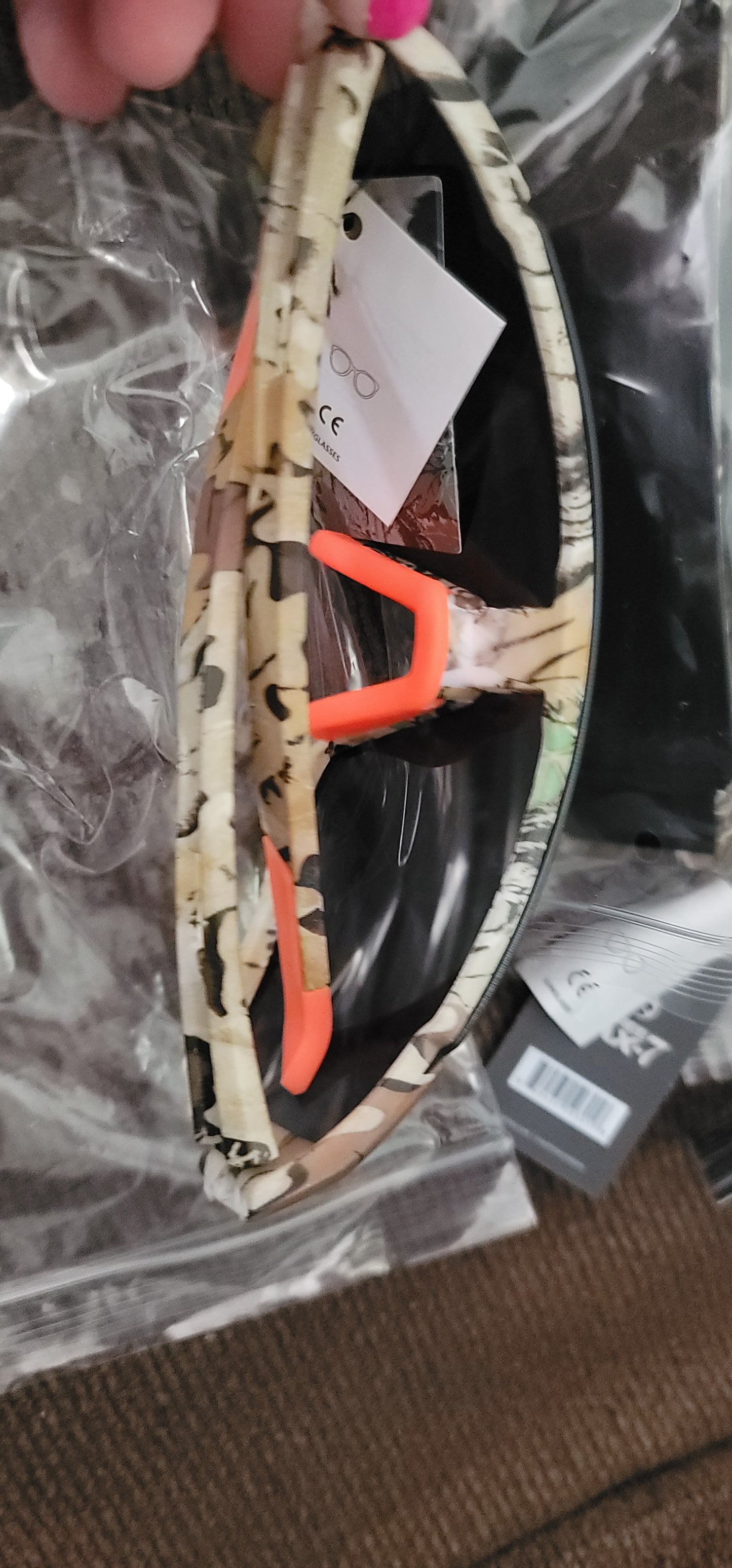 Men's Camo Visor Sunglasses