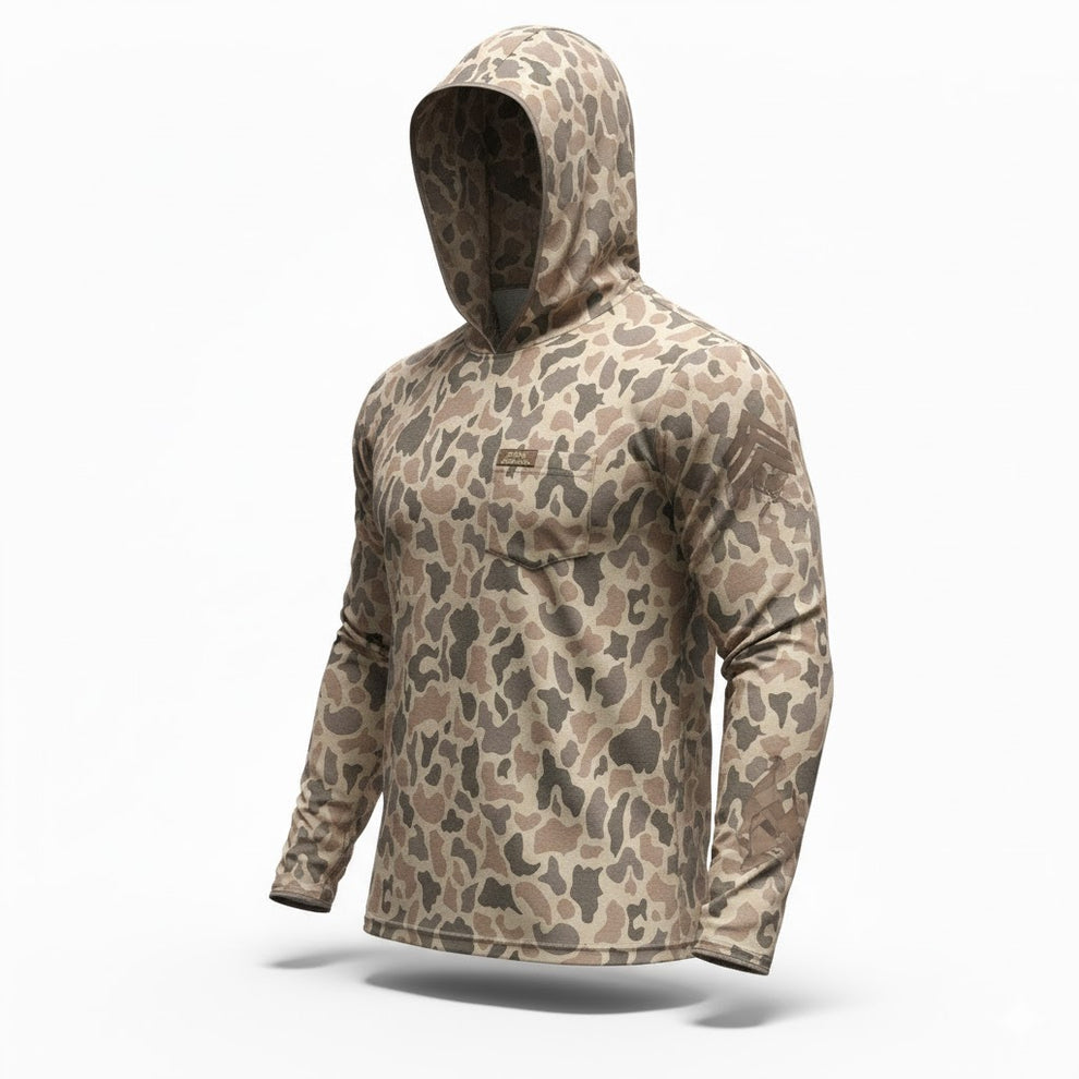 Cowboy Revolution Down South Camo Hooded Long-Sleeve Sunshirt