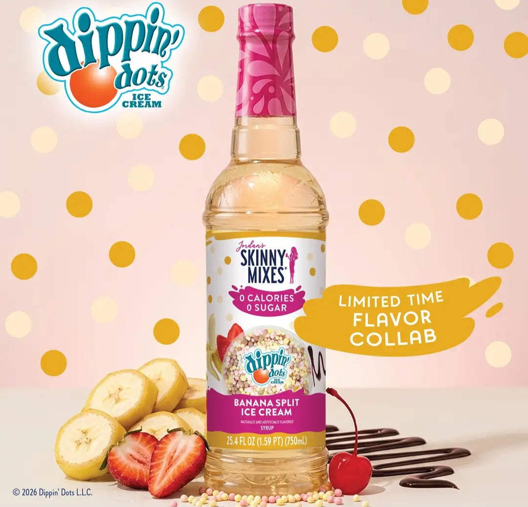 Jordan's Skinny Mixes Limit Time Collab Dippin Dots Preorder
