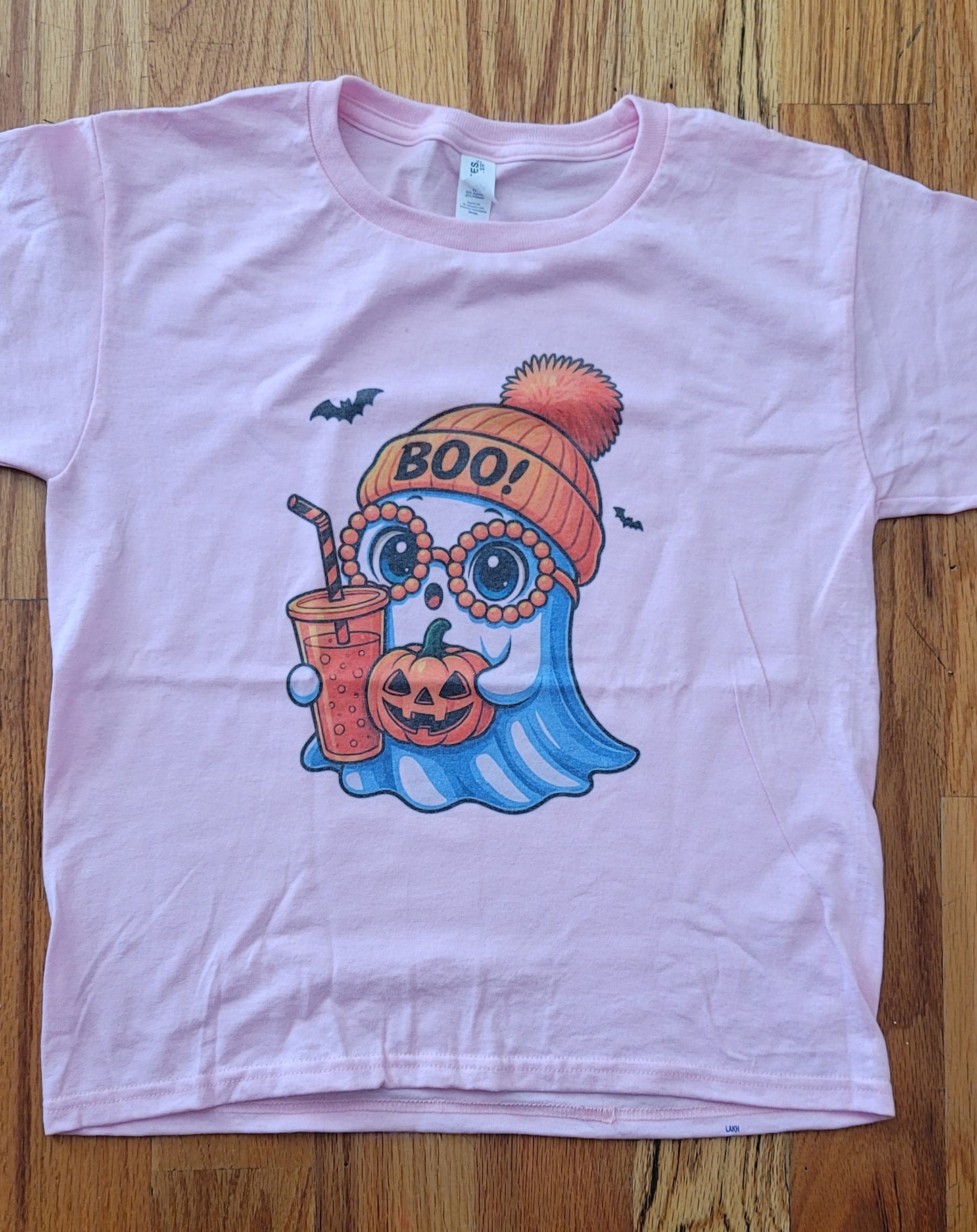 Cute Baby Ghost Youth Halloween Graphic Tee