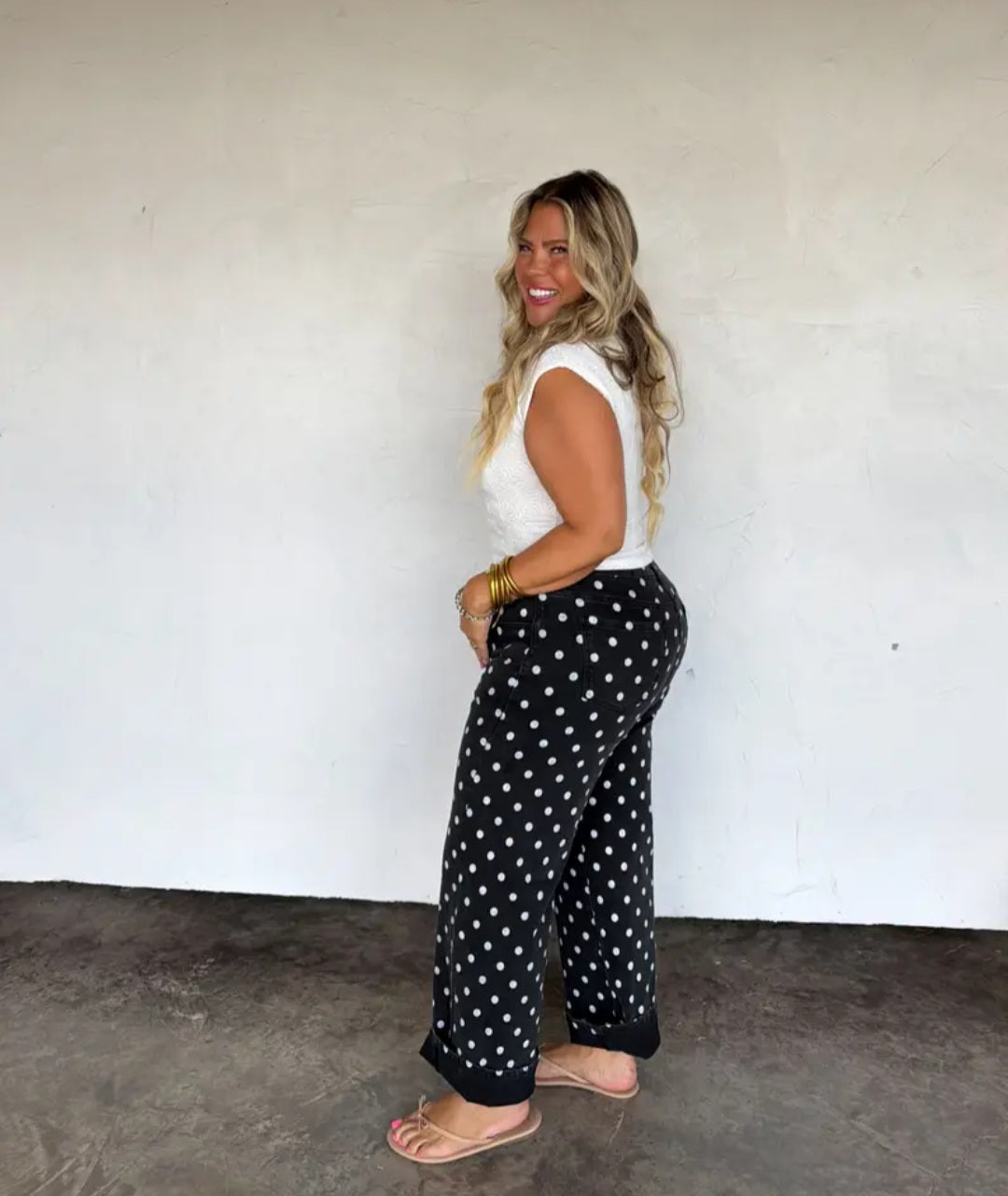 Blakely Preorder- Hocus Pocus Dot Jeans