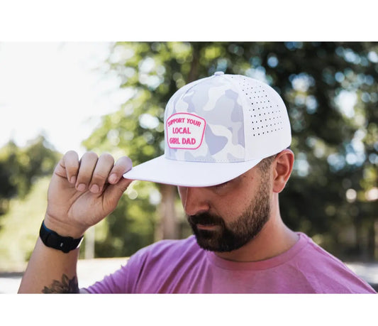 Dadbod Support Your Local Girl Dad Patch Hat