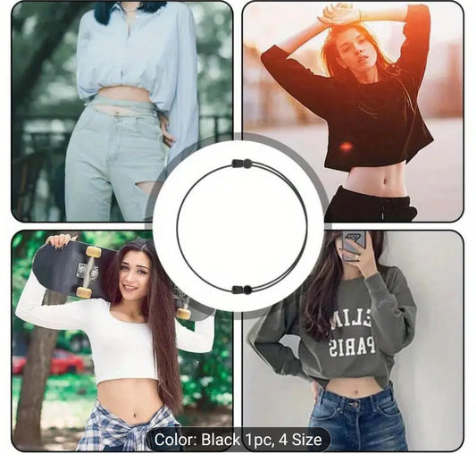 Adjustable Crop Tuck Band