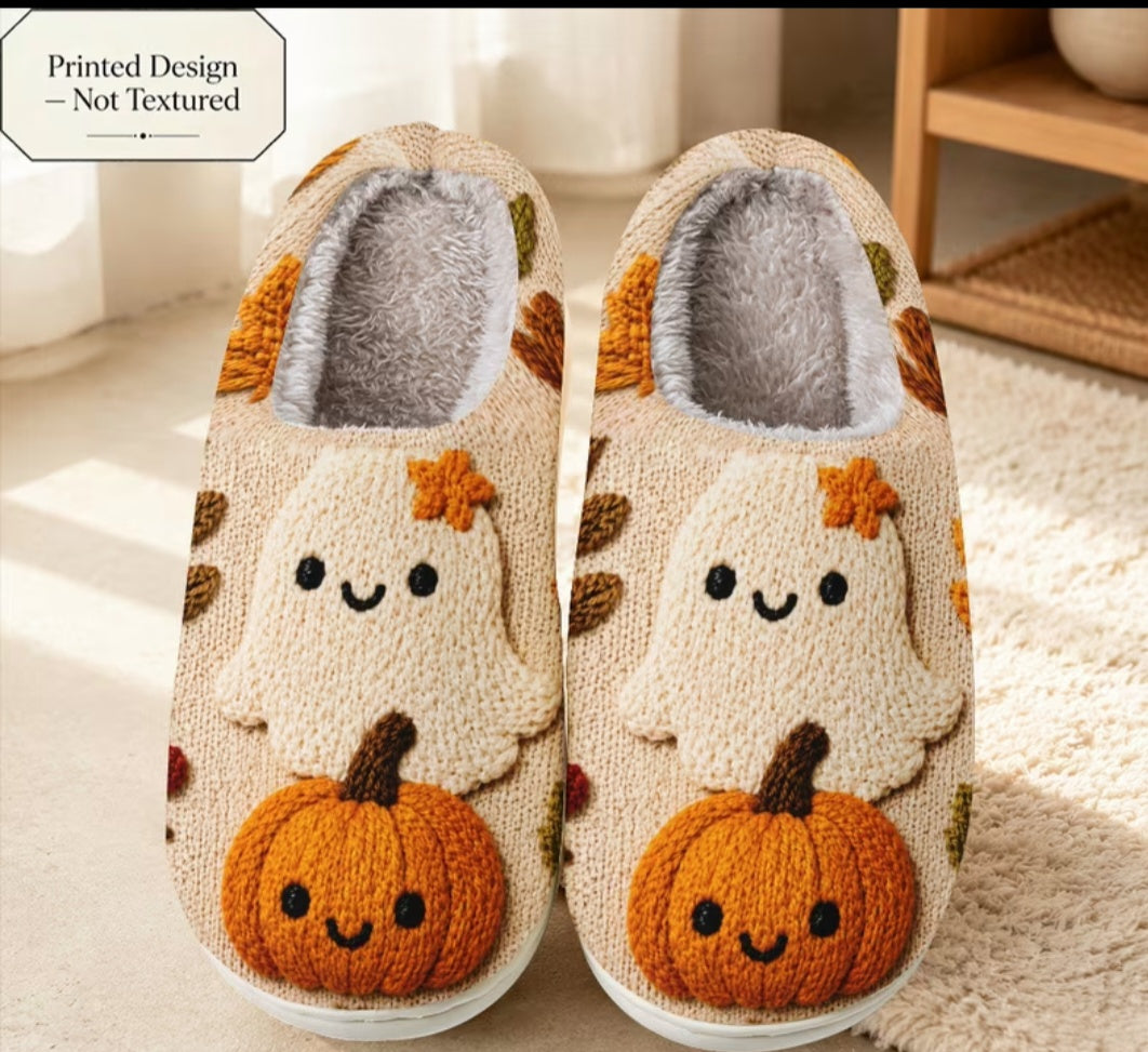 Halloween Pumpkin Slipper