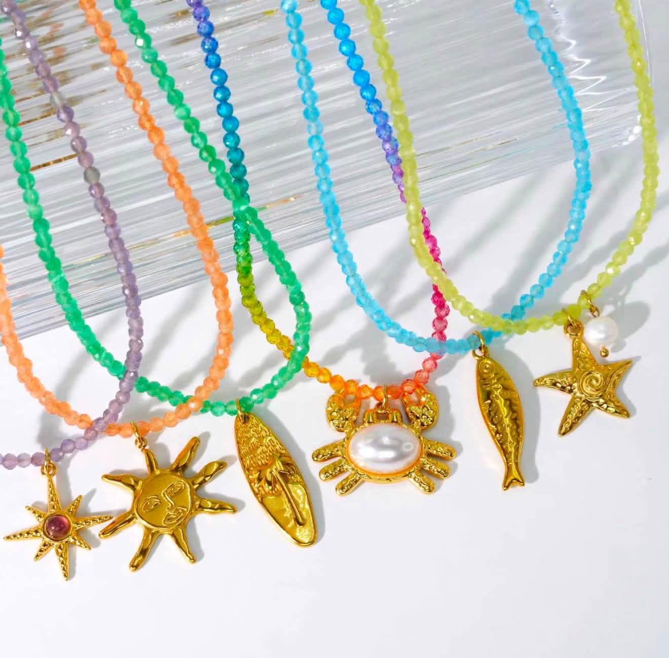 Beaded Summer Necklace