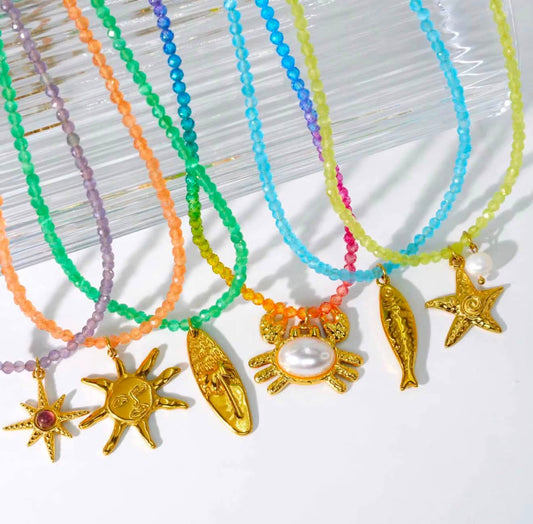 Beaded Summer Necklace