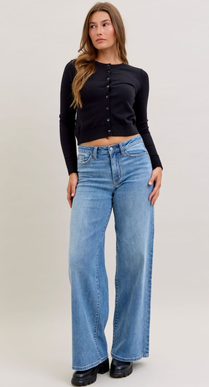 Judy Blue Retro Wide Leg Jean