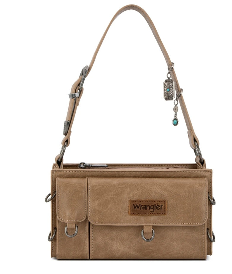 Wrangler Buckle Charm Shoulder Bag