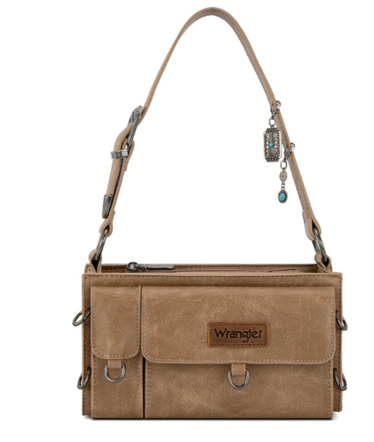 Wrangler Buckle Charm Shoulder Bag