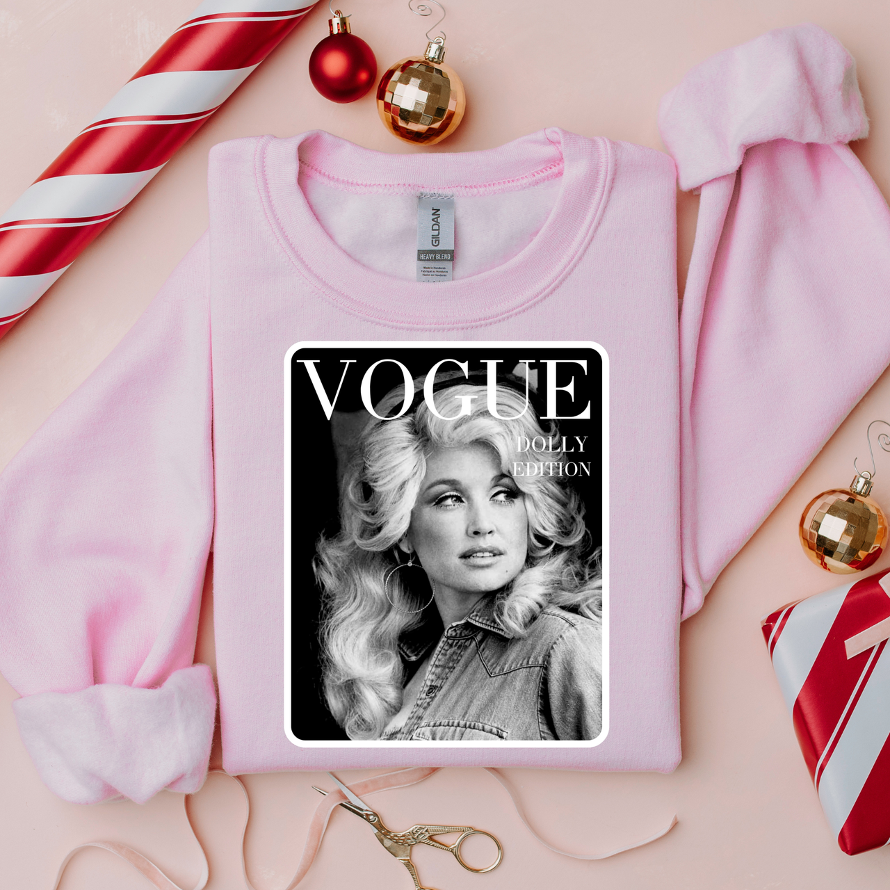 Dolly Vogue Cover Gildan Tee