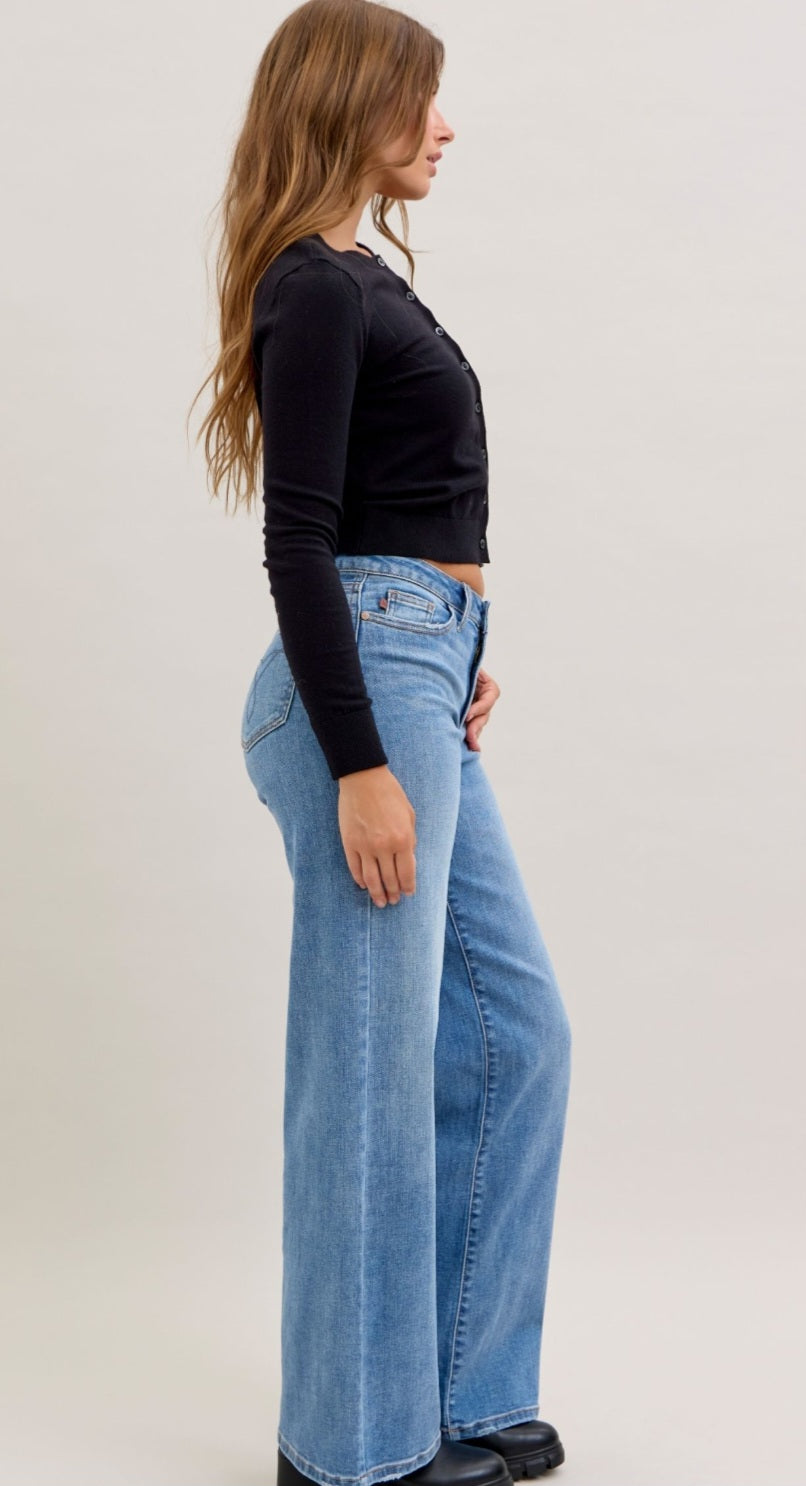 Judy Blue Retro Wide Leg Jean