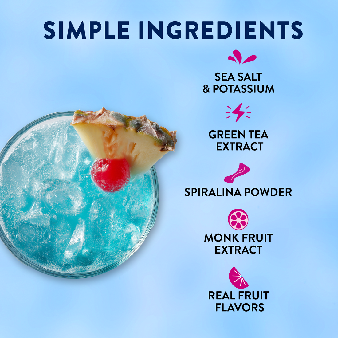 Skinny Mix Refresher Stix 16 CT.- Tropical Punch
