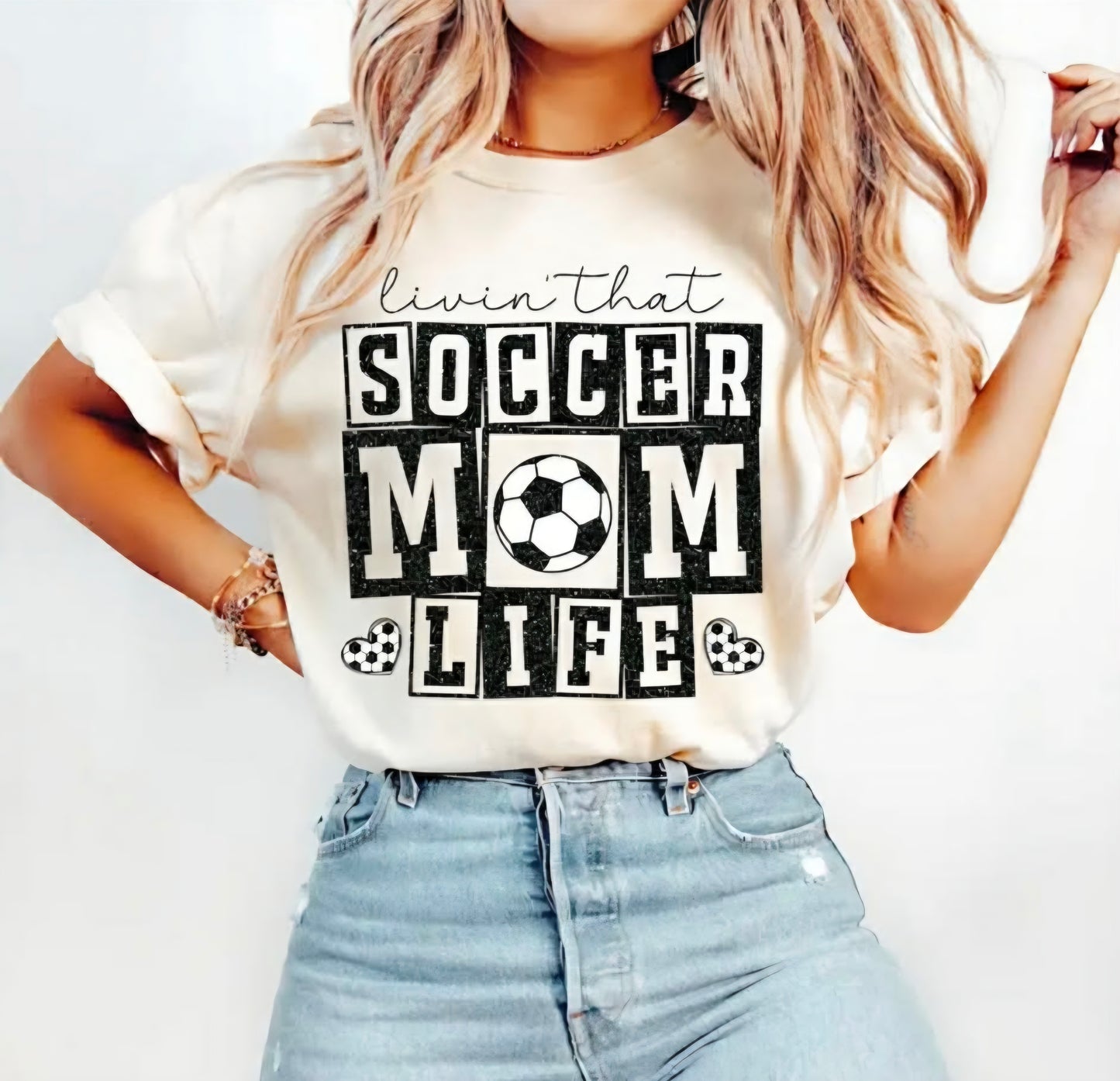Retro Soccer Mom Shirt, Glitter Soccer Shirt, Soccer Mama