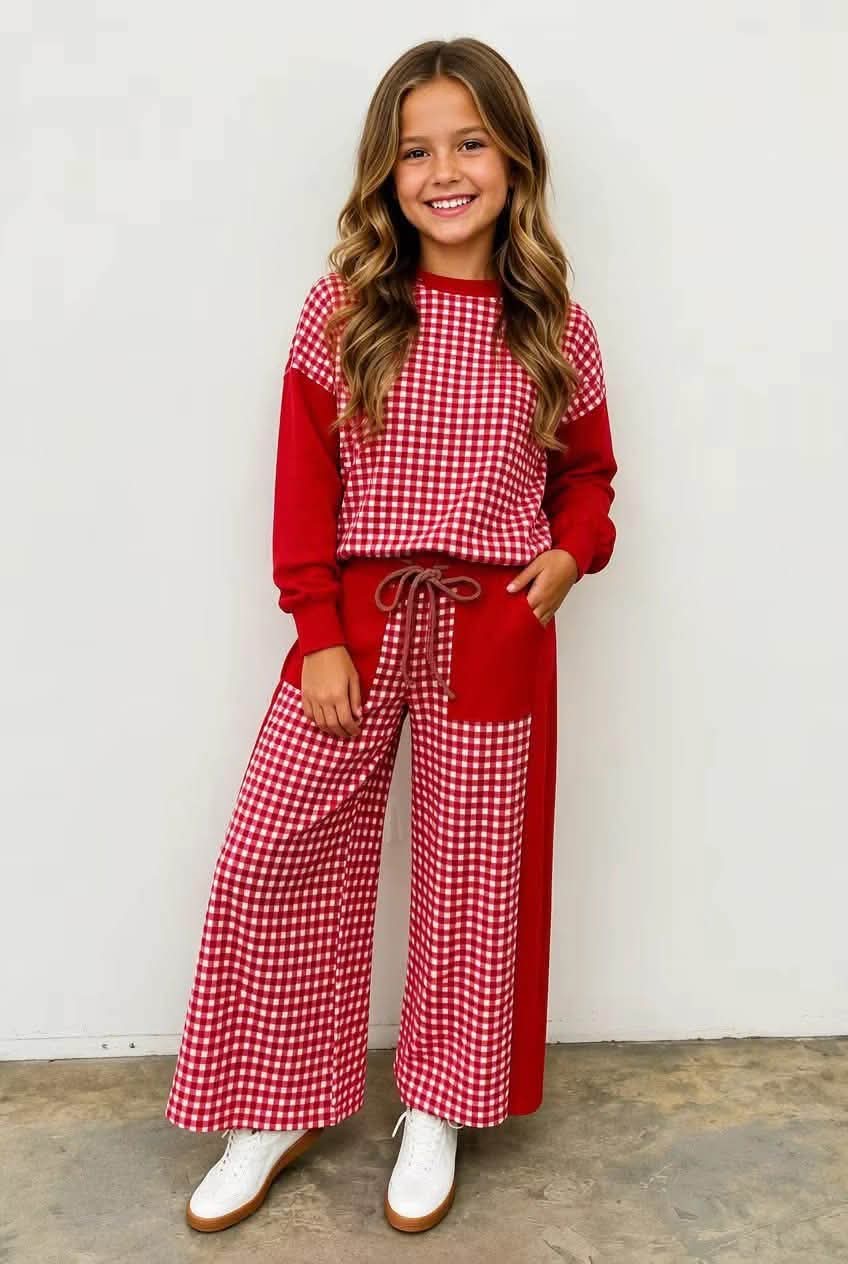 Girls Gingham Sets