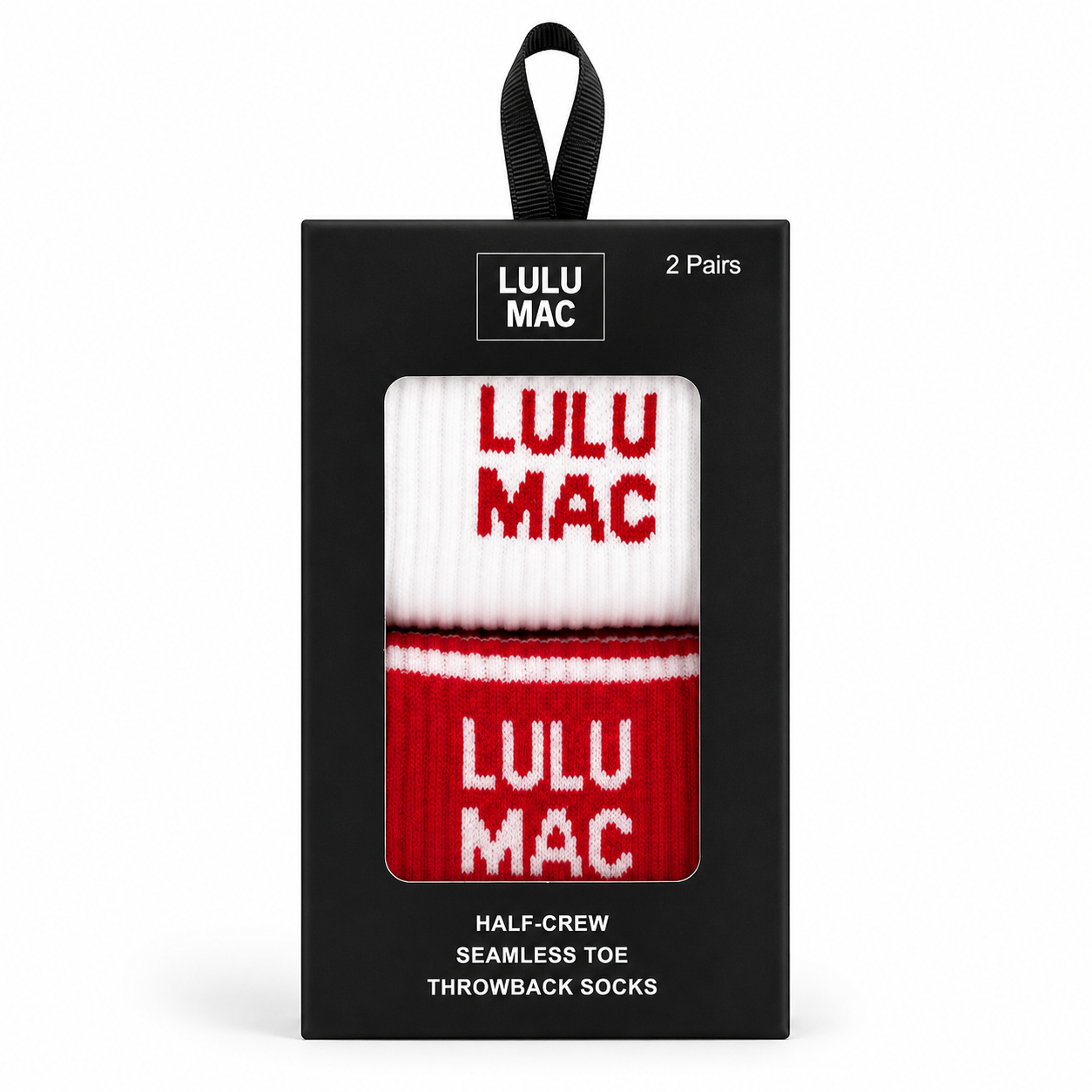 Lulu Mac Socks 2 Pair Box