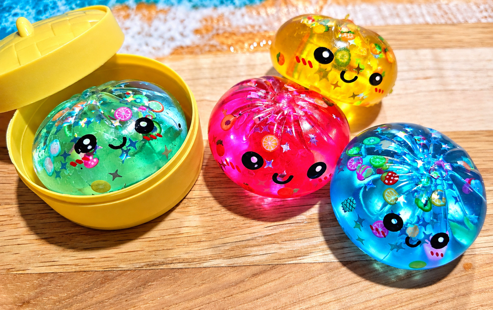 Mystery Mini Fruit Glitter Dumpling Maltose Squishy
