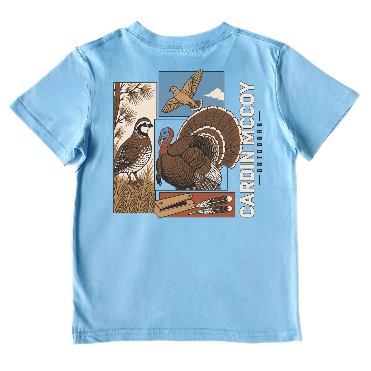 Cardin McCoy Kids' CM Outdoors Birds Short-Sleeve Tee