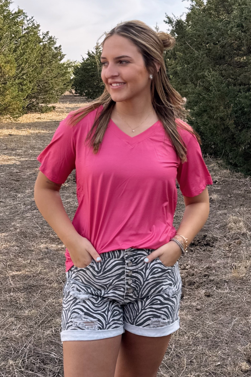 Simple Sterling Charcoal and Pink Shirts