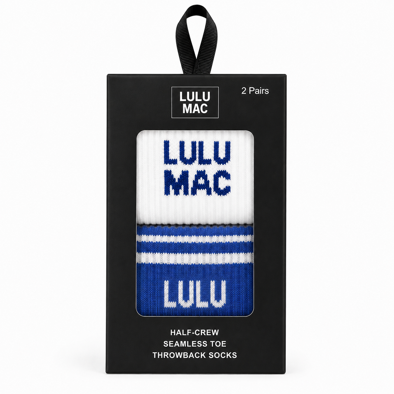 Lulu Mac Socks 2 Pair Box