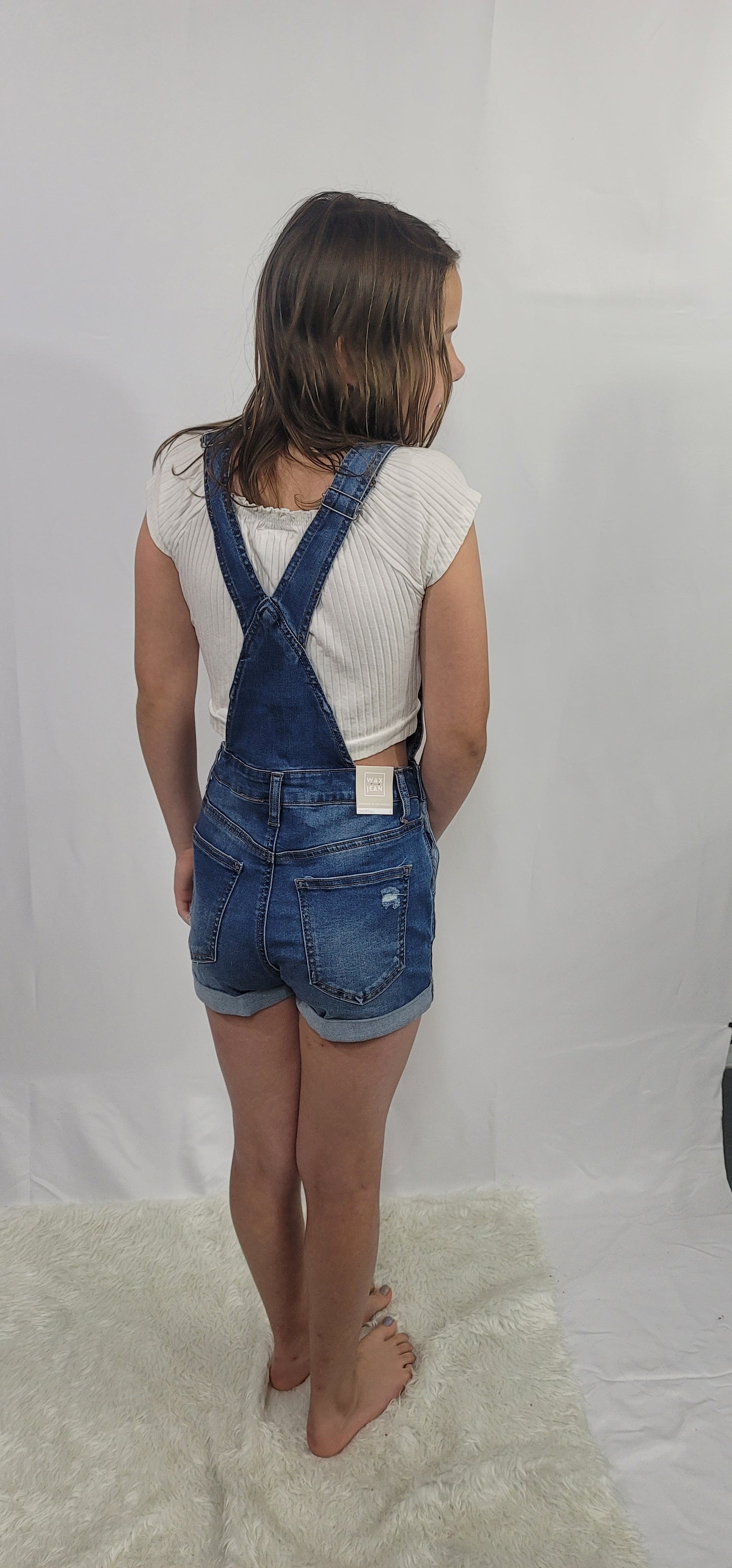 Destroyed Rolled Cuff Shortalls