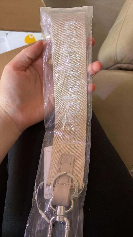 Lululemon Never Lost Keychain