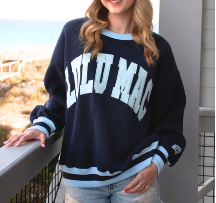 New!! Lulu Mac Social Society Sweatshirt