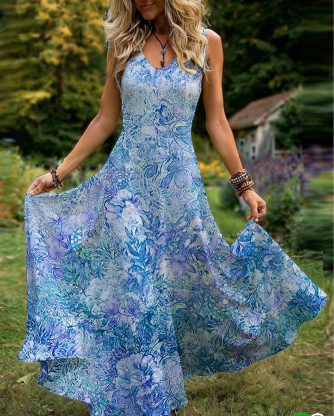 2026 Women's Floral Print Dress Preorder